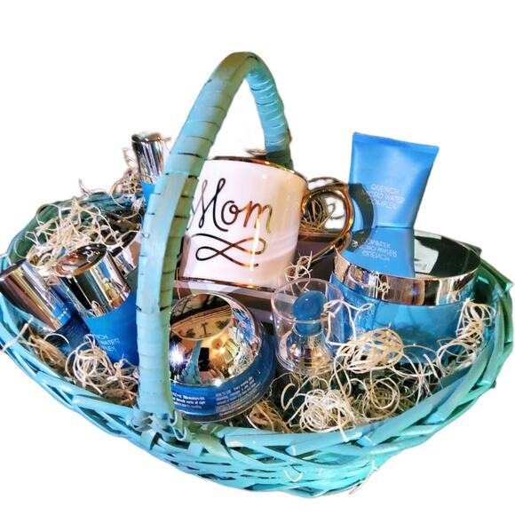 MOM'S SKIN CARE GIFT BASKET 8-PIECE QUENCH MICROWATER COMPLEX SET CLEANSER CREAM - Picture 4 of 13